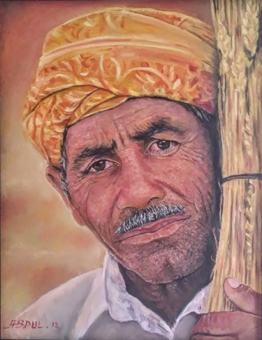 Peinture intitulée "Le moissonneur" par Abdul, Œuvre d'art originale, Autre