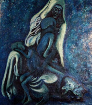 Pittura intitolato "Le Tiers-MONDE" da Abdellouahab Selka, Opera d'arte originale, Olio