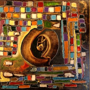 Картина под названием "Clochardisation" - Abdellouahab Selka, Подлинное произведение искусства, Масло
