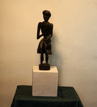 Sculpture intitulée "Karkabou" par Abdellouahab Selka, Œuvre d'art originale, Bois