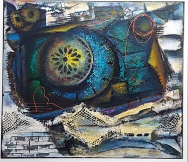 Картина под названием "Ruine" - Abdelouahed Ghanemi, Подлинное произведение искусства, Акрил
