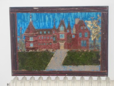 Peinture intitulée "chateau st germain…" par Papillon, Œuvre d'art originale