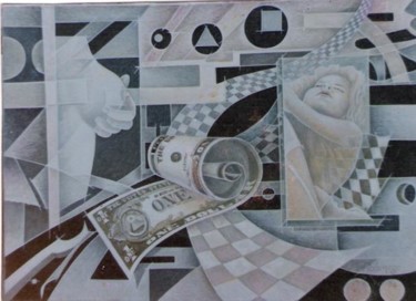 Картина под названием "LA SENSUALIDAD DEL…" - Abdenago, Подлинное произведение искусства