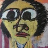 Peinture intitulée "femme folie" par Haimer, Œuvre d'art originale, Huile