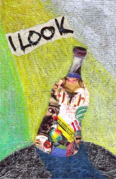 Collages titled "I look" by Abeikoen, Original Artwork