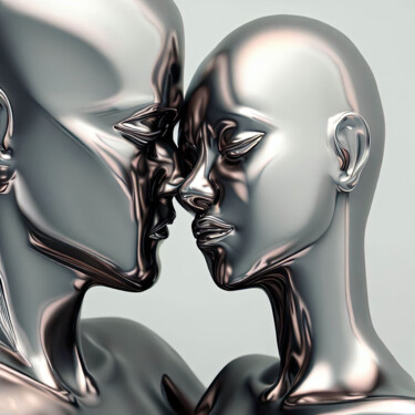 Arts numériques intitulée "In love" par Abelus, Œuvre d'art originale, Image générée par l'IA