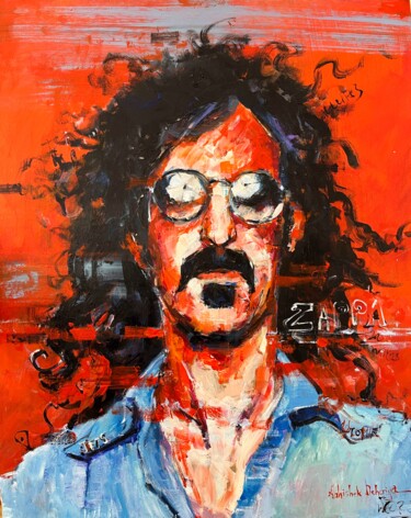 Malarstwo zatytułowany „Zappa” autorstwa Abhishek Deheriya, Oryginalna praca, Akryl