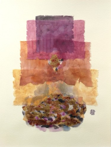 Collagen mit dem Titel "Sonnet no. 3" von Monica Rus, Original-Kunstwerk, Collagen