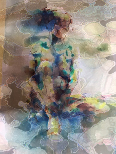 Pittura intitolato "Head-Space.jpg" da Abi Jameson, Opera d'arte originale, Acrilico