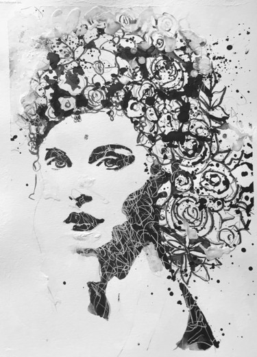 Painting titled "Emily" by Abi Jameson, Original Artwork, Ink