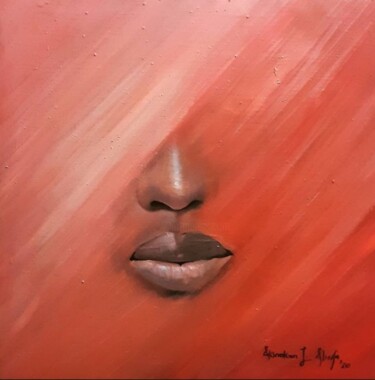 Painting titled "Hope for a better d…" by Abiola Akinokun, Original Artwork, Acrylic