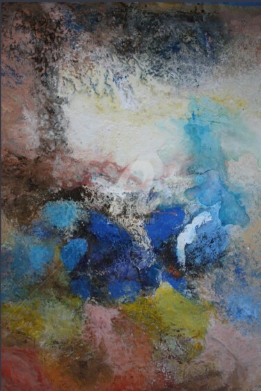 Peinture intitulée "abstraction N 5" par A Bourg Art, Œuvre d'art originale
