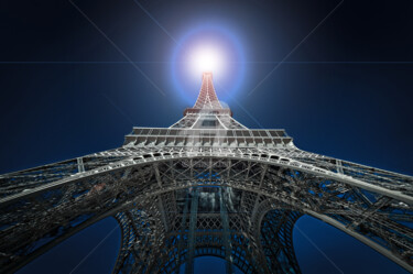 摄影 标题为“The-Eiffel-Tower-Gl…” 由Abraham Kravitz, 原创艺术品, 数码摄影