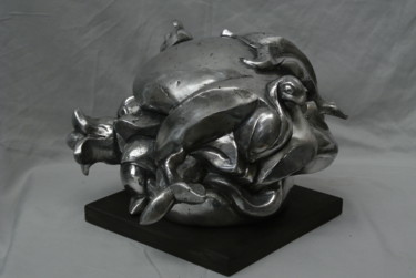Скульптура под названием "«Артефакт  «Серебро…" - Fedor Abramov, Подлинное произведение искусства, Алюминий