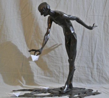 Скульптура под названием "«Черная вода»" - Fedor Abramov, Подлинное произведение искусства, Бронза