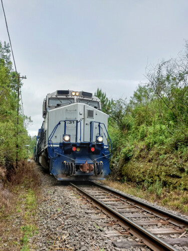 Fotografie mit dem Titel "Freight train" von Abreu, Original-Kunstwerk, Digitale Fotografie