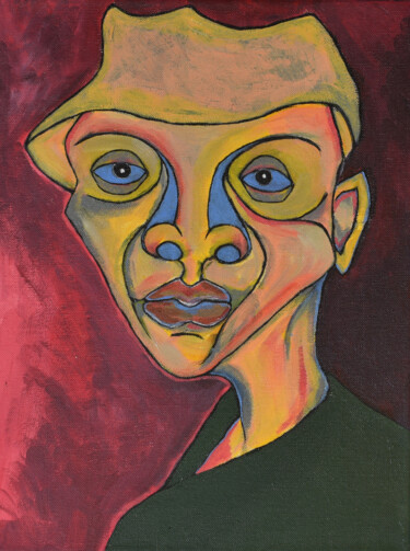 Картина под названием ""The Loneliness"" - Agota Olimpija Bričkutė, Подлинное произведение искусства, Акрил