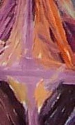 Painting titled "Purple luminosity D…" by Urszula Zajkowska, Original Artwork