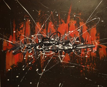 Peinture intitulée "Expression libre 5" par Abstr'Art Design, Œuvre d'art originale, Acrylique Monté sur Châssis en bois