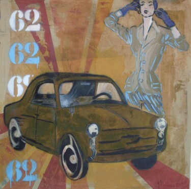 Schilderij getiteld "MARROM" door Marcelo Abuchalla, Origineel Kunstwerk, Graffiti