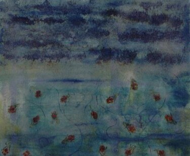 Pintura intitulada "Água das floreas" por Marcelo Abuchalla, Obras de arte originais, Óleo