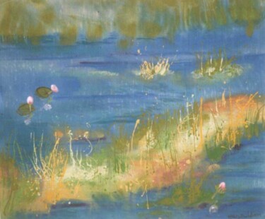 Painting titled "PANTANAL 1" by Marcelo Abuchalla, Original Artwork