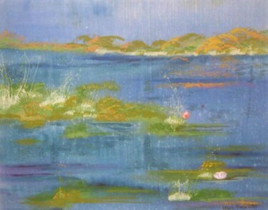 Painting titled "PANTANAL 2" by Marcelo Abuchalla, Original Artwork, Oil