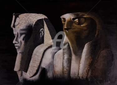 Peinture intitulée "Egyptian dream" par Abygala, Œuvre d'art originale, Acrylique