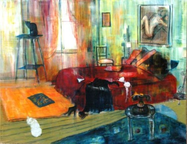 Peinture intitulée "chambre.jpg" par Carole Accursi, Œuvre d'art originale