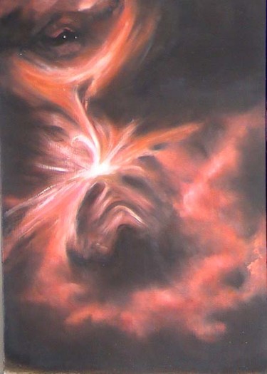 Painting titled "Genesis" by Alper Celebi, Original Artwork, Oil