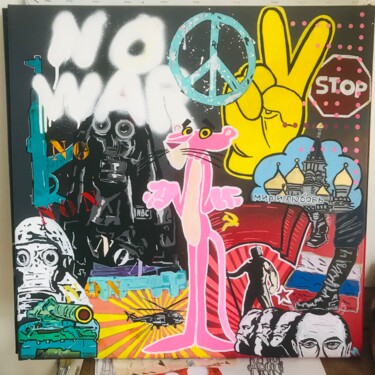 Pittura intitolato "No War" da Rakart Vinc, Opera d'arte originale, Acrilico