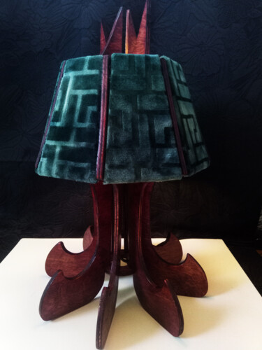 Diseño titulada "Настольная лампа" por Acheron Hock, Obra de arte original, Luminaria