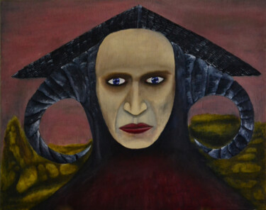 Peinture intitulée "Князь Тишины" par Acheron Hock, Œuvre d'art originale, Huile