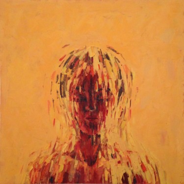 Donna infuocata Pittura intitolato "Donna infuocata" da Achille Chiarello, Opera d'arte originale, Olio