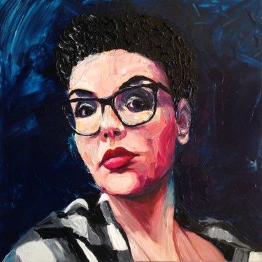 francesca Pittura intitolato "francesca" da Achille Chiarello, Opera d'arte originale, Olio