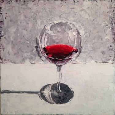 Schilderij getiteld "Wine2" door Achille Chiarello, Origineel Kunstwerk, Olie