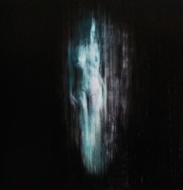 Painting titled "Ghost" by Achille Chiarello, Original Artwork, Oil