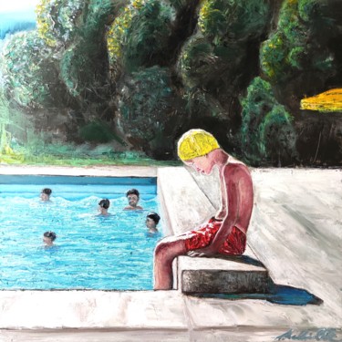 Carattere Pittura intitolato "Carattere" da Achille Chiarello, Opera d'arte originale, Olio