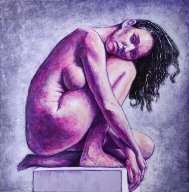 Картина под названием "Noa" - Achille Chiarello, Подлинное произведение искусства, Масло