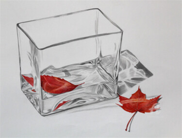 Peinture intitulée "Lumière et Transpar…" par Corinne Schmitt-Castano, Œuvre d'art originale, Aquarelle