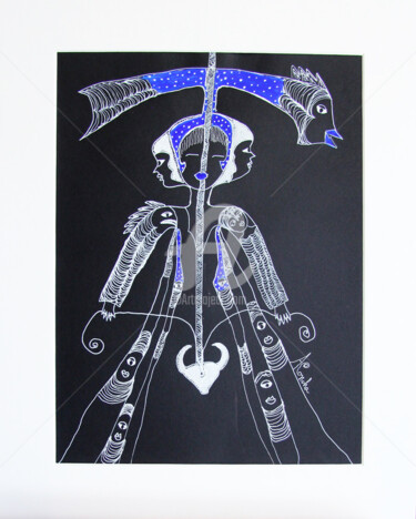 "Encrucijada" başlıklı Resim Aconcha tarafından, Orijinal sanat, Işaretleyici