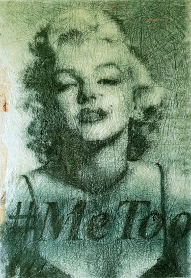 Schilderij getiteld "Marilyn - #MeToo (n…" door Alessio Mazzarulli, Origineel Kunstwerk, Acryl