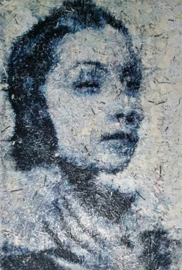 Painting titled "Tamara (n.457)" by Alessio Mazzarulli, Original Artwork, Acrylic
