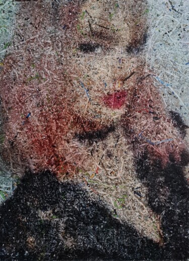 Collagen mit dem Titel "Seek her - it is in…" von Alessio Mazzarulli, Original-Kunstwerk, Collagen