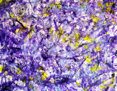 Painting titled "Purple shines (n.27…" by Alessio Mazzarulli, Original Artwork, Acrylic
