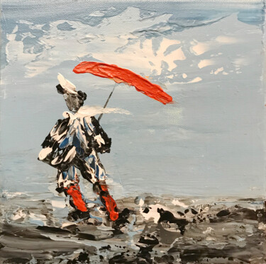 Peinture intitulée "Y'a du vent dans le…" par Joelle Gerardy-Dubart, Œuvre d'art originale, Acrylique