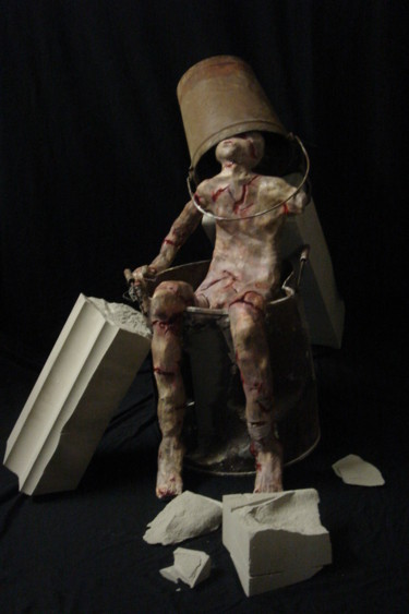 雕塑 标题为“Le soldat” 由Acuti, 原创艺术品, 金属