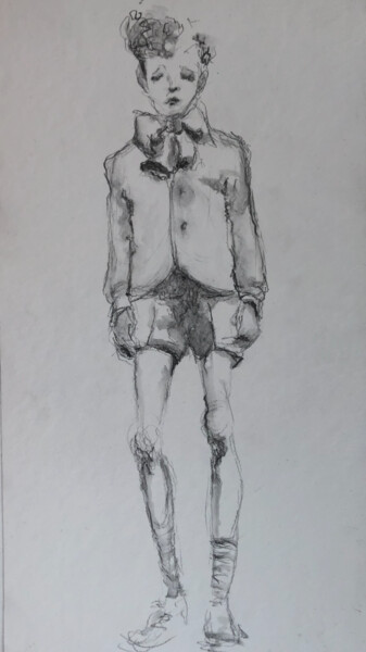 Drawing titled "BY" by Ada Sembal, Original Artwork, Pencil