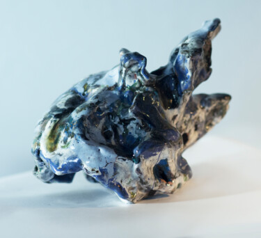 Sculpture titled "Glazed sea fruit" by Adam Czekański, Original Artwork, Ceramics