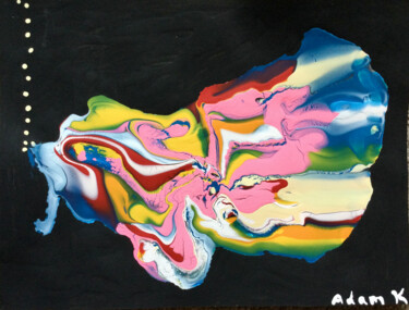 Malerei mit dem Titel "Alternate spectrum…" von Adam Kamhi, Original-Kunstwerk, Acryl